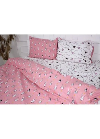Постельное белье Бязь 17-0528 Bunnies pink 160x220 (2200003672763) Mirson Бязь 17-0528 Bunnies pink Сімейний 160x220 (379024893)