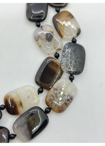 Намисто Агат 48 см Комбінований (10329) No Brand (356109176)