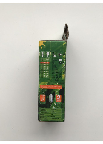 Енергозберігаюча лампа ECO LIGHT 11W 11Вт E14 2700К тепле м'яке жовте світло Ecolight (369369482)