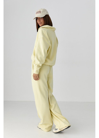 Спортивный костюм свободного кроя со свитшотом-поло Lurex (359479881)