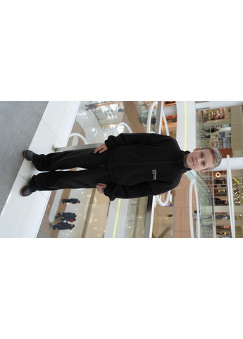 Комбинированный демисезонный костюм графитовый Cvetkov Дасти