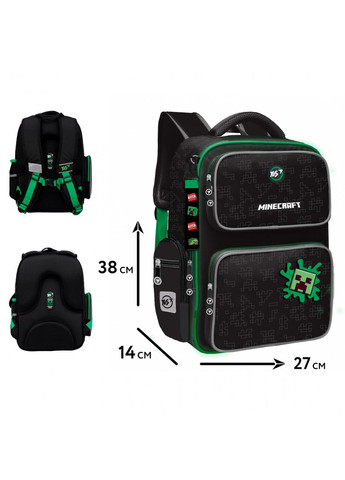Рюкзак S-101 шкільний напівкаркасний Minecraft Time 559823 Yes (331155462)