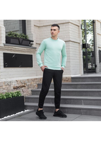 М'ятний світшот 001 ментоловий Pobedov однотонний без декору (271125313)