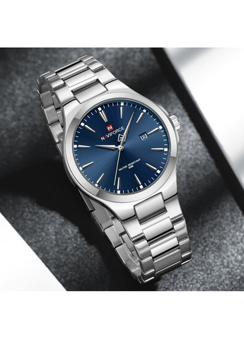 Наручний годинник чоловічий Spartan Сріблястий (3558) Naviforce (363318815)