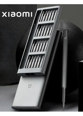 Набір викруток Mijia Wiha 25 в 1 (MJJXLSD002QW), алюмінієвий кейс black Xiaomi (365751501)