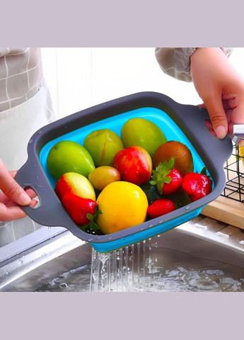 Дуршлаг складной 2 штк. квадратный силиконовый 24 х 18.5 см Good Idea (301408170)