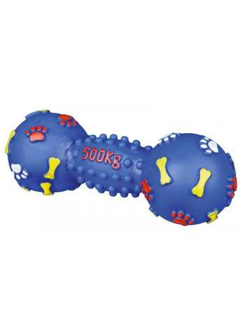 Іграшка для собак Гантель з пискавкою та лапками вініл 19 см Trixie (362703392)