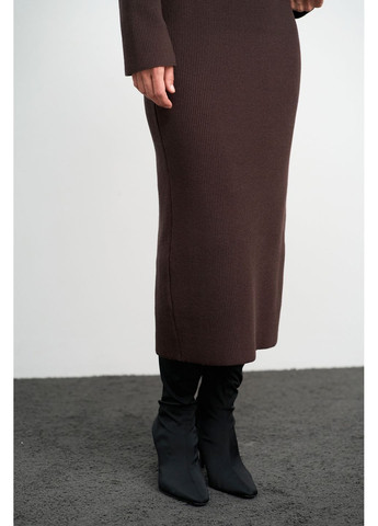 Темно-коричневое платье 2864 Triko Bakh