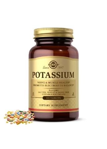 Potassium - 100 tabs Solgar (377086225)