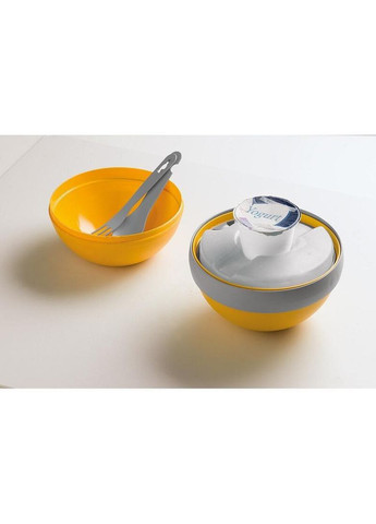 Ланч бокс с аккумулятором холода и столовыми приборами 100101165 желтый Guzzini (361398516)