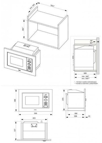 Микроволновая печь AMM20BEXH HANSA