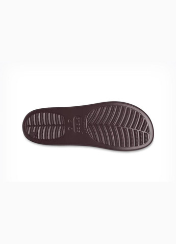 Вишневые женские кроксы classic platform slide m4w6-36-23 см dark cherry 208180 Crocs