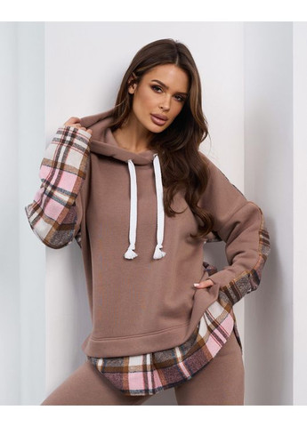 Костюм із трикотажу на флісі з байковою вставкою ISSA PLUS (372053156)