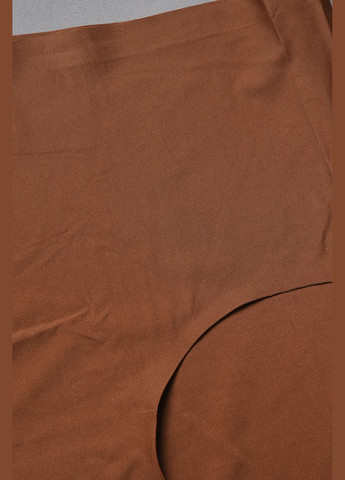 Труси жіночі напівбатальні коричневого кольору Let's Shop (284117070)