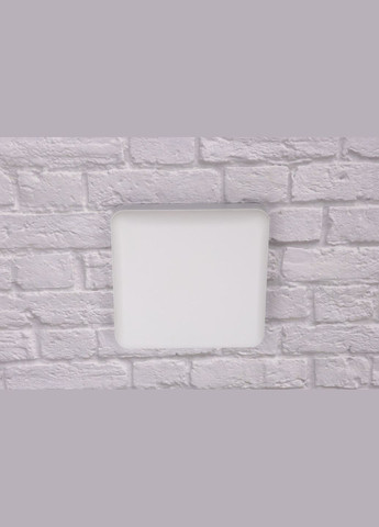 Сучасний квадратний світильник стельовий LED для кімнати кухні ванної 25163 Білий 3х17х17 см. Sunnysky (364771110)