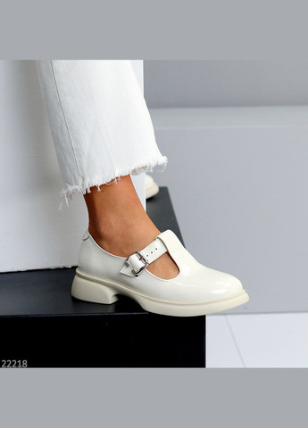 No Brand Туфли айвори з натуральная кожа, — (322565876)