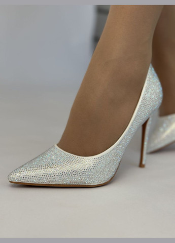 No Brand Эффектные женские туфли комбинированный з текстиль, — демисезон (314902172)