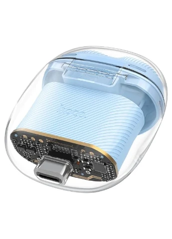 Безпровідні навушники Hoco вакуумні Bluetooth 5.3 сині No Brand EW52 Lilly (402062650)
