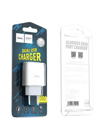 МЗП C73A Glorious 2.4A (2USB-A) Hoco (409810767)