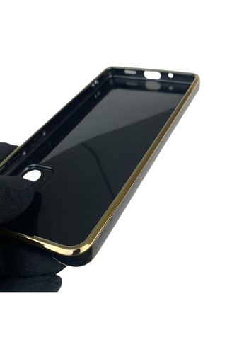 Чехол для Galaxy S20 FE SM-G780G с кольцом MagSafe с золотой окантовкой на самсунг с20 фе черный gs1 Samsung (366234009)