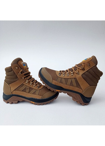 Кожаные Летние Берцы Ботинки Тактические. 36-48р Койот. Гидрофобная натуральная кожа! MSLM-1054 No Brand (349513072)