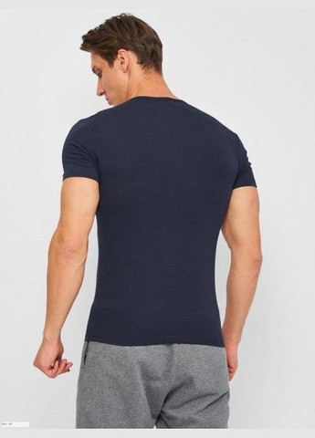 Темно-синя футболка t-shirt mezza manica girocollo темно-синій Kappa