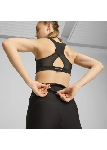 Черные демисезонные леггинсы run fav velocity tights women Puma