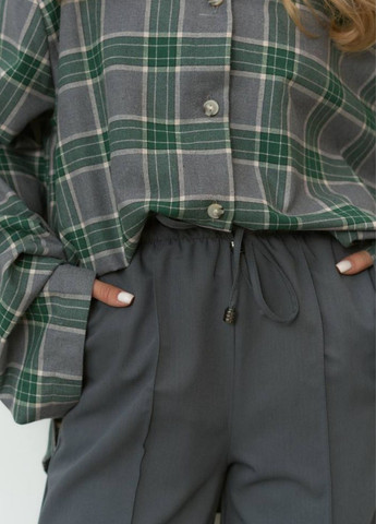 Изысканные повседневные штаны палаццо высокой посадки со стрелками Tik-Tak (363058300)