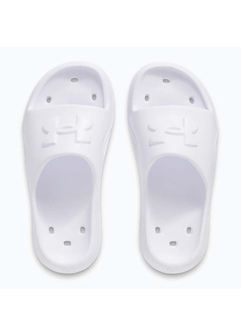 Белые женские шлепанци ua w locker v sl белый Under Armour