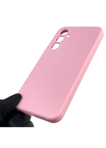 Чехол для Galaxy A35 5G (SM-A356B) силиконовый с микрофиброй нескользящий на самсунг а35 5г розовый Samsung (366386023)
