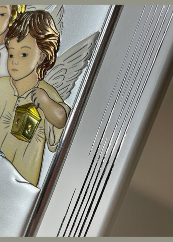 Икона серебряная Ангелы-хранители для мальчика (12 х 19 см) DS63F/2CC Atelier (337363614)