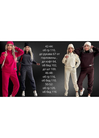 Костюм жіночий теплий флісовий штани і кофта . Осінь/зима No Brand (364099337)
