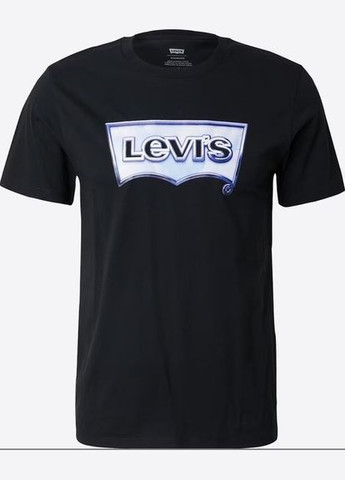 Чорна футболка з коротким рукавом Levi's