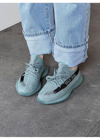 КРОСІВКИ ЖІНОЧІ ADIDAS YEEZY BOOST 350 V2 SALT АДІДАС ІЗІ БУСТ No Brand сірі демісезони (367176899)