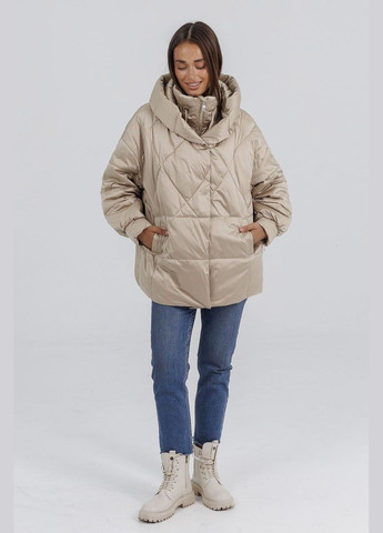 Айворі зимня зимова куртка-пуховик Lora