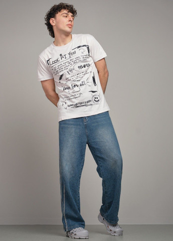 Серая мужская футболка с надписью 103262 Power