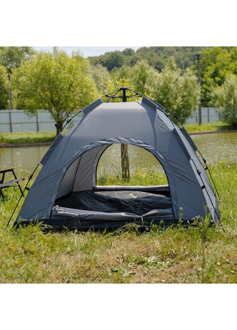 Намет кемпінговий 2 на 2 метри автоматичний для риболовлі походу туристичний LU-019G Сірий No Brand (369478327)
