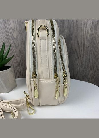 Женский мини рюкзак сумка 2 в 1 Черный No Brand (301083104)