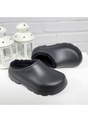 Черные утепленные сабо dylan lined glog wheat Crocs