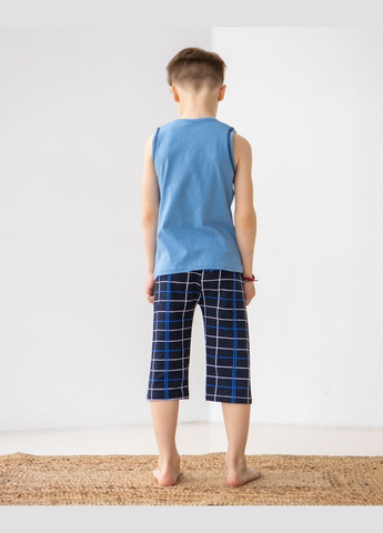 Синяя комплект с шортами на мальчика Tom John