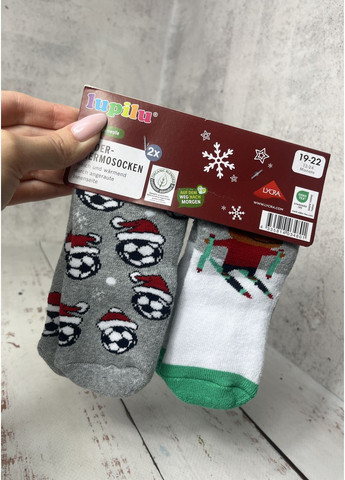 Носки (набор 2 пары) детские махровые Разноцветный (59/100) Lupilu (366265732)