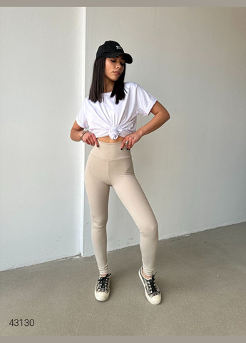 Легінси з високою посадкою в рубчик Liton (303775674)