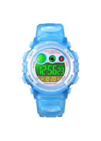Часы голубые спортивные для мальчиков с будильником и секундомером электронные ProDobro (367265736)