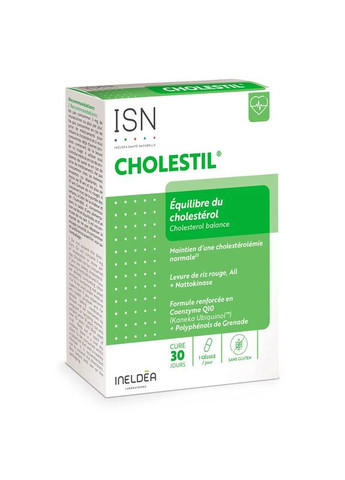 INELDEA ХОЛЕСТИЛ / CHOLESTIL® - холестериновий баланс - 60 капсул Ineldea Sante Naturelle (289770682)