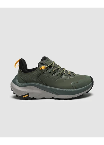 Зеленые летние кроссовки hoka one m kaha 2 low gtx sneaker olive хока No Brand