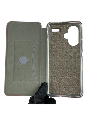 Чохол-книжка для Redmi Note 13 Pro Plus з підставкою на сяомі редмі нот 13 про плюс бордова gd1 Xiaomi (366022790)