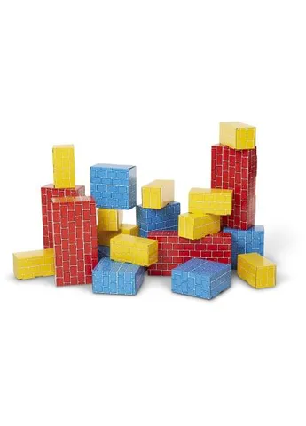 Кубики Набор картонных блоков, 24 штуки (MD2783) Melissa & Doug Набір картонних блоків, 24 штуки (392611003)