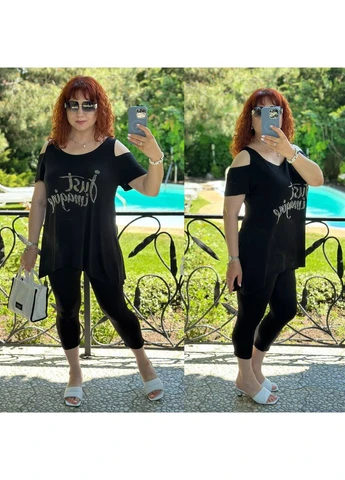 Женский костюм туника и лосины Dress Code (383883988)