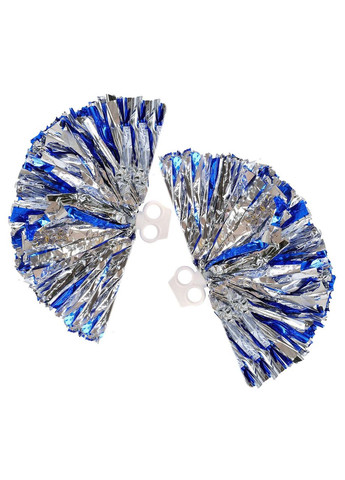 Помпони кулясті Кулі круглі блискучі для чирлідингу і танців із захопленнями-кільцями Pom-Poms C-0839 (глянцеві, 2шт, SP-Sport (369925093)