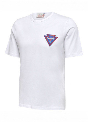 Біла футболка з логотипом для чоловіка 216027 білий Hummel